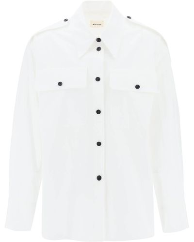 Khaite Camicia Oversize Missa - Bianco