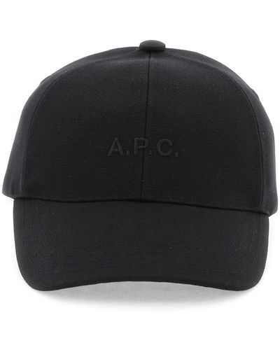 A.P.C. Charlie Baseball Cap - Black