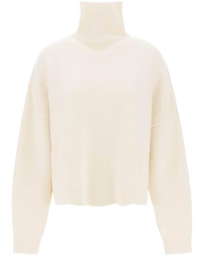 The Row Elio Turtleneck Sweater - White