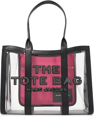 Marc Jacobs The Clear Large Tote Bag - Red