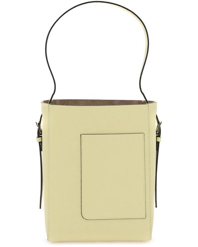 Valextra Soft Mini Bucket Bag - Natural