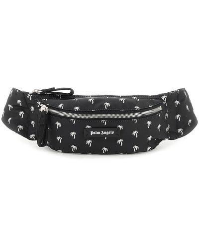 Palm Angels Beltpack With All-over Palms Motif - Multicolor