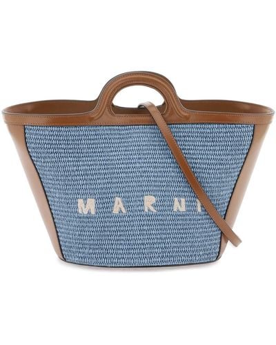 Marni Tropicalia Small Handbag - Blue