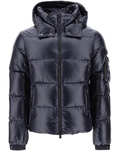 Tatras 'belbo' Shiny Nylon Short Puffer Jacket - Black