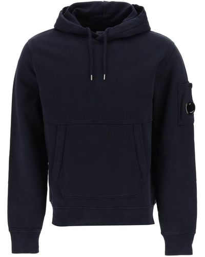 Cp company top blue hoodie