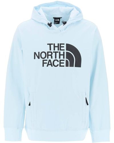 The North Face Felpa Tecnica Con Stampa Logo - Blu