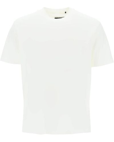 Y-3 T-Shirt With Tonal Logo - White