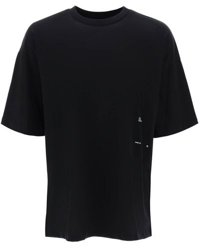 OAMC Silk Patch T-Shirt With Eight - Black