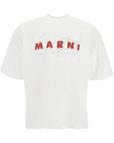 Marni Organic Cotton T-Shirt - White