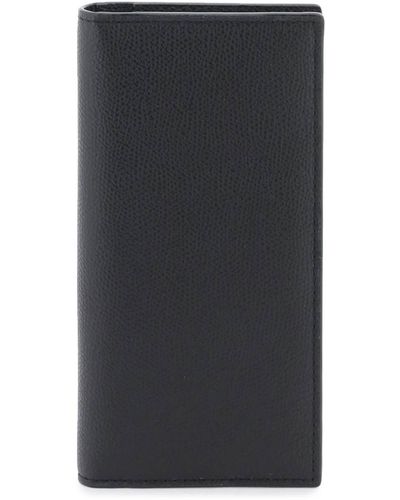 Valextra Portafoglio verticale bi-fold - Nero