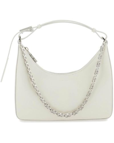 Givenchy Small Moon Cut Out Bag - White