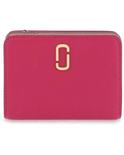 Marc Jacobs The J Marc Mini Compact Wallet - Pink