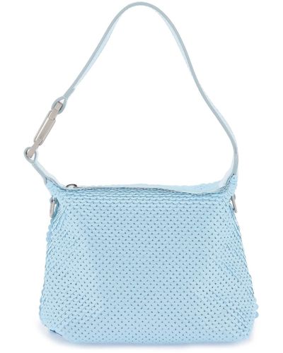 Eera Borsa mini 'Moon bag' con paillettes - Blu