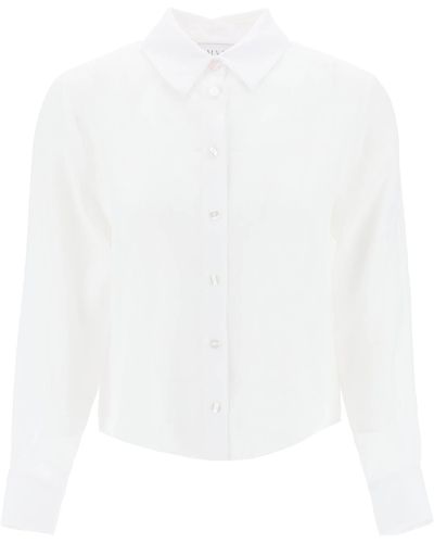MVP WARDROBE St Raphael Linen Shirt For Men - White