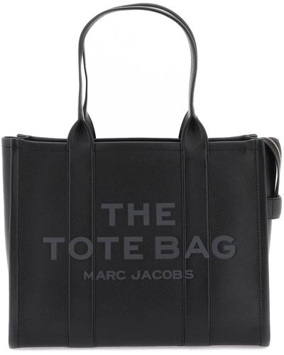 Marc Jacobs The Leather Large Tote Bag - Black