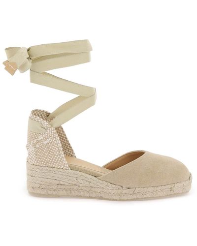 Castañer Espadrillas Zeppa Carina - Metallizzato