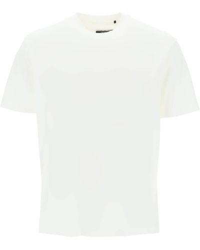 Y-3 T Shirt Con Logo Tono Su Tono - Bianco