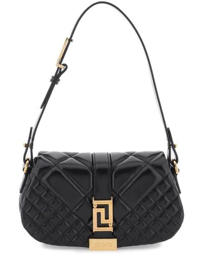 Versace 'greca Goddess' Mini Bag - Black