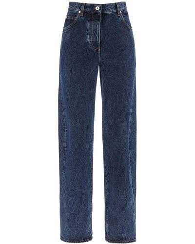 Ferragamo Jeans With Shaped Seams - Blue