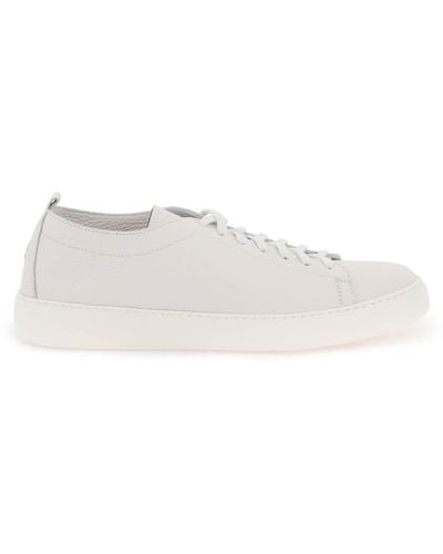 Henderson Leather Trainers - White