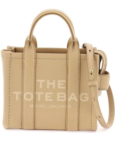 Marc Jacobs The Leather Mini Tote Bag - Metallic