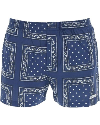 Jacquemus BOXER INTIMO CON STAMPA ALL OVER - Blu