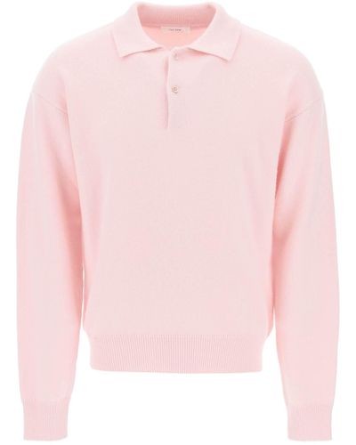 The Row Pullover Joyce stile polo - Rosa