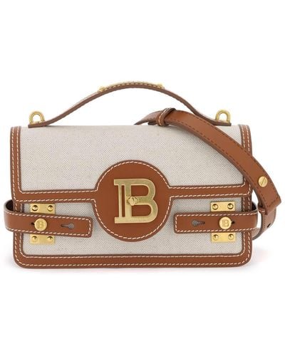 Balmain B-Buzz 24 Handbag - Brown
