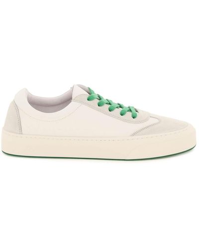 The Row Marley Leather Trainers - White