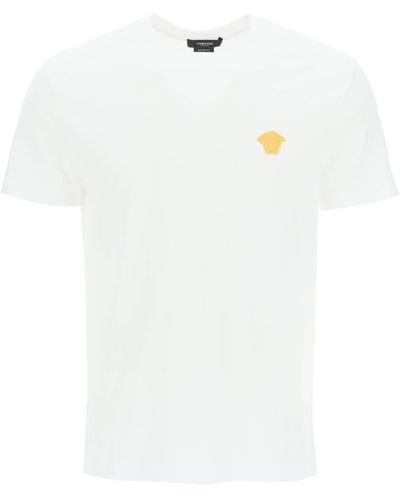 Versace T-Shirt Con Motivo Medusa - Bianco