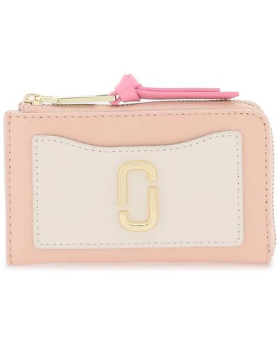 Marc Jacobs The Utility Snapshot Top Zip Multi Wallet - Pink