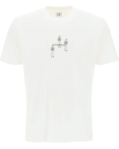 C.P. Company T-Shirt British Sailor - Bianco