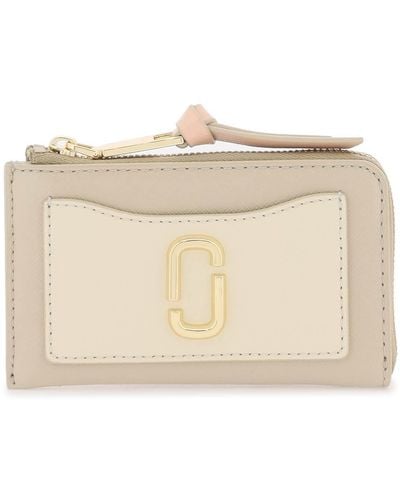Marc Jacobs The Utility Snapshot Top Zip Multi Wallet - Natural