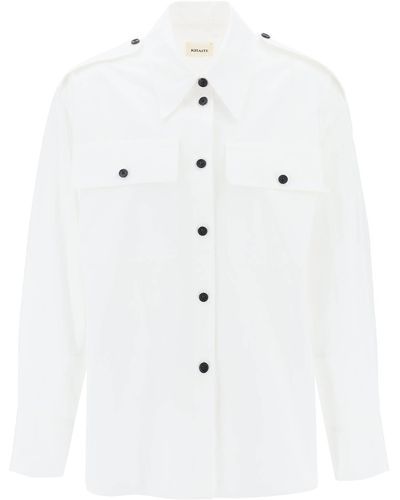 Khaite Camicia Oversize Missa - Bianco
