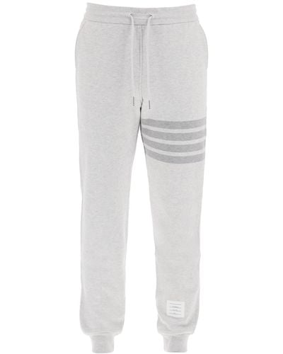 Thom Browne Cotton 4 Bar Sweatpants - Grey