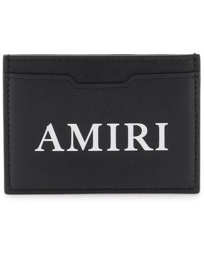 Amiri Portacarte Con Stampa Logo - Nero