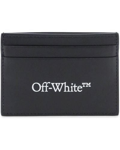 Off-White c/o Virgil Abloh Leather Bookish Card Holder - Black