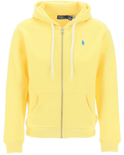 Polo Ralph Lauren Full Zip Hoodie - Yellow