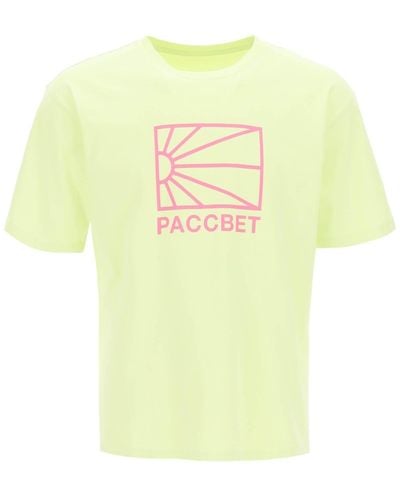 Rassvet (PACCBET) Logo Print T-shirt - Yellow