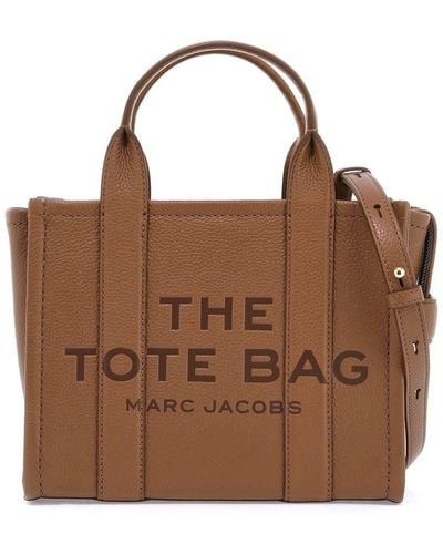 Marc Jacobs The Leather Small Tote Bag - Brown
