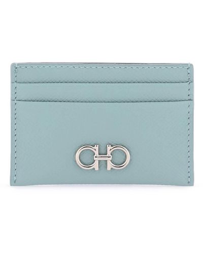 Ferragamo Gancini Card Holder - Blue