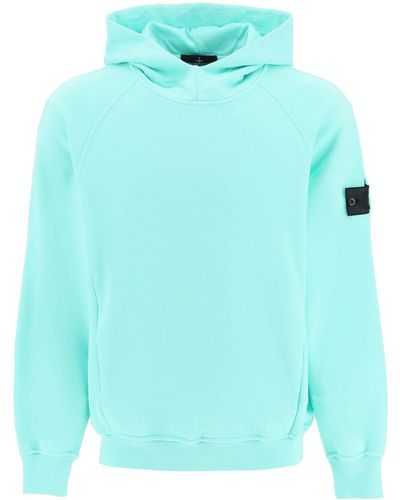 Stone Island Shadow Project Cotton Jersey Hoodie - Blue