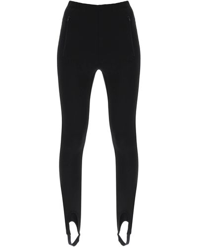 Black Release 03 high-rise side-zip leggings, WARDROBE.NYC