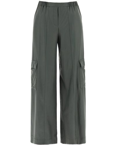 Max Mara Teseo Cargo-Style Pants - Grey