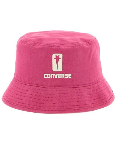 Rick Owens Cotton Bucket Hat - Pink