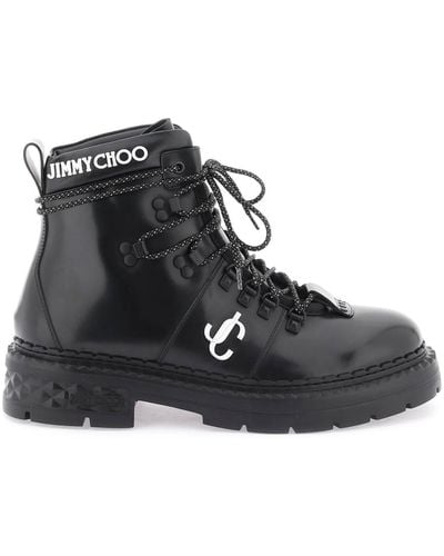Jimmy Choo 'marlow' Hiking Boots - Black