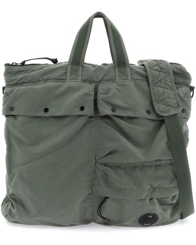 C.P. Company Borsa tote in Nylon B - Verde