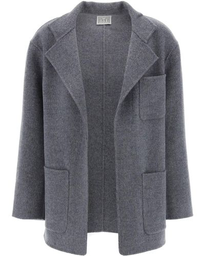 Totême Toteme Double-faced Wool Jacket - Grey