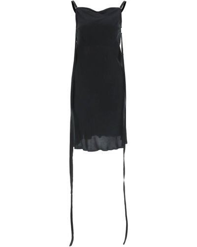Ann Demeulemeester Caro Knee-length Slip Dress - Black