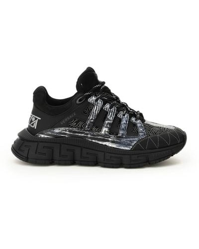 Versace Trigreca Sneakers - Black